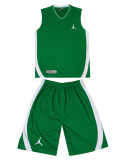 促销特价新款包邮篮球服套装定制组队队服男吸汗可印字号乔丹绿色