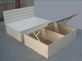 北京高箱床板式床1.5米双人床带储物箱气压杆席梦思床1.8米双人床