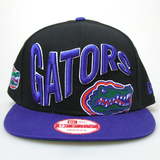 Florida Gators短嘴鳄鱼NCAA正品棒球帽平檐帽SNAPBACK黑蓝配色NE