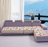 【天天特价】布艺绗缝沙发垫坐垫三件套 1+2+3贵妃组合沙发巾