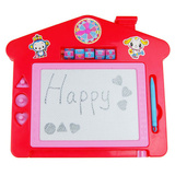 房屋造型画板 可爱儿童画板写字板 磁性画写板 儿童学习用品用具