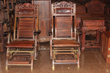 古典 红木 家具 老挝 红酸枝 大红酸枝 大红酸枝 休闲 摇 摇椅