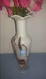 老式花瓶 古董玻璃花瓶 买瓶送花 文革时期 80年代影视道具