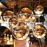 现代圆形吊灯 创意个性简约圆球玻璃婚房客厅办公主卧室儿童灯具