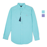 纯棉纯色  Polo Ralph Lauren 新款男士小马标商务休闲长袖衬衫