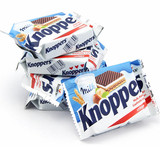 Knoppers德国原装进口牛奶榛子巧克力威化饼干25g休闲零食 5个装