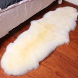 欧式纯羊毛地毯卧室床边毯整张羊皮羊毛沙发垫客厅地毯飘窗垫定做