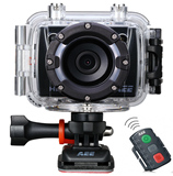 AEE SD19运动摄像机摩托车自行车头戴骑行水下潜水高清1080P相机