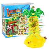 儿童桌面游戏翻斗猴子益智亲子互动玩具抽猴子往下掉爬树 高品质