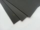 400X500X2.0MM 3K 斜纹哑光 纯碳板 碳纤维板 全碳纤板 碳纤维片
