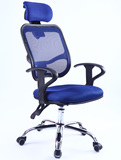 简单大方布艺办公椅职员特价轮子固定升降扶手人体工学电脑椅包邮