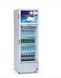 立式冷冻冷藏展示柜，立式双温展示柜，南凌带冷冻展示单门冰柜