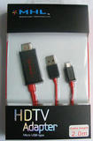 厂家直销MHL转HDMI线适配器三星HTC 小米2S 手机连接电视 投影仪