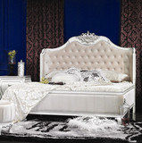 美式床布艺软包法式新古典双人床新款实木床欧式奢华1.8米床婚床
