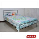 现代铁艺床铁床 纤之梦单人床 硬板床 1.2米特价床儿童床宜家包邮