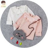 宝宝打底衫1-3岁女宝宝上衣纯棉加绒长袖打底衫婴儿韩版女童装t恤