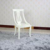 欧式实木餐椅 仿古白色餐椅 实木餐桌椅子进口橡木餐椅 办公椅子