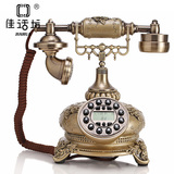 佳话坊仿古电话机欧式电话机摆件高档创意座机家用田园复古电话机