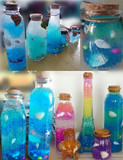 包邮 DIY星空瓶果冻瓶 海洋全套材料包 星云瓶彩虹瓶情人生日礼物