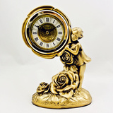 正品代购 天王星花仙子钟表欧式创意仿古钟 高档古典座钟摆件包邮
