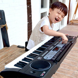 新品61键电子琴 儿童成人启蒙教学入门钢琴仿标准键琴架USB带话筒