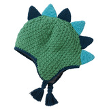 英国代购NEXT 2016秋款新生婴儿小童男宝可爱3D恐龙毛线编织帽子