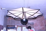 上海中式现代简约不锈钢LED八角金盘吊灯，工程酒店工具定制灯具