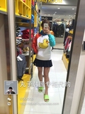 PANCOAT大黄鸭韩国专柜正品代购特价拼接色女款式卫衣PPOFPHD03U