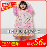 2014新款超薄儿童雨衣 韩国外贸原单男童女童书包位雨衣 环保无味