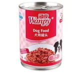顽皮Wanpy犬用鸡肉罐头375g 狗罐头 狗湿粮 狗零食 宠物零食 食品