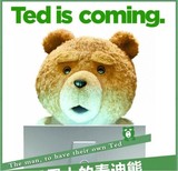 原版 ted泰迪熊 红色围裙款抱抱熊贱熊大号毛绒公仔玩偶 生日礼物