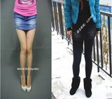 2015秋冬热卖韩国MINI副牌JA新款正品 黑色包臀牛仔短裤裙裤7331