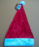 圣诞礼品圣诞节装饰圣诞老人帽高档儿童毛绒圣诞帽适合3-6岁儿童