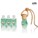 正版米菲兔 卡通可爱植物精油创意汽车香水挂饰挂件 绿色 守候