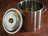 无磁加厚双柄不锈钢汤桶 不锈钢桶 不锈钢锅 水桶 粥桶 米桶 汤锅