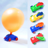 2013新款吹气会跑的小气球儿童汽车不发光的迷你玩具汽车地摊批发