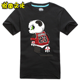 悦图文化 熊猫飞人乔丹23号篮球队服 短袖运动衣服 中国队cba新款