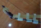 塑料导环/尼龙过线环 6个/包长手竿外置橡皮筋过线环 配件