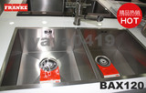 正品弗兰卡博纳双槽BAX120单槽BAX110手工不锈钢水槽拉丝表面