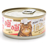 特价 台湾SEEDS惜时喵喵猫咪罐头170g金枪鱼+蟹肉 猫零食 湿粮包