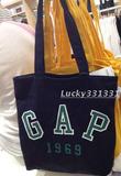 【现货】Gap经典徽标女式全棉休闲手提包|女装534525