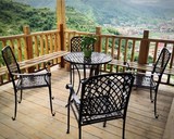 特价铁艺小圆桌西餐厅桌椅组合奶茶户外休闲阳台咖啡厅酒吧桌椅
