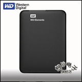 包邮WD 西部数据 WDBUZG0010BBK 1T移动硬盘 2.5寸USB3.0 1TB黑色
