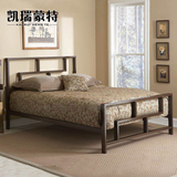 厂家包邮宜家双人床铁床架铁艺床 欧式经典1.2米1.5米1.8米烤漆床