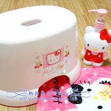 韩国进口 正版 hello kitty 草莓 塑料 浴凳/凳子 大号