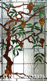艺术玻璃蒂凡尼欧式风格教堂玻璃订做屏风隔断吊顶玄关门窗透明贴