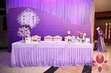 新款婚庆桌幔婚礼签到台桌幔桌围布幔甜品台桌布生日派对装饰布幔