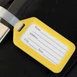 GOHIKE力行客绿色环保塑料行李牌定制登机牌箱包托运牌吊卡打标卡