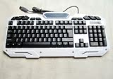 电脑台式夜光发光USB键盘笔记本家用炫光七彩背光游戏键盘有线cf