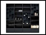 黑橡木色书柜书橱简约现代书柜书架定制抽屉书柜定做北欧宜家书柜
